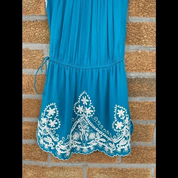 TANIA MOHAN TABLA GODDESS SILK SHORT DRESS XS - Picture 10 of 15